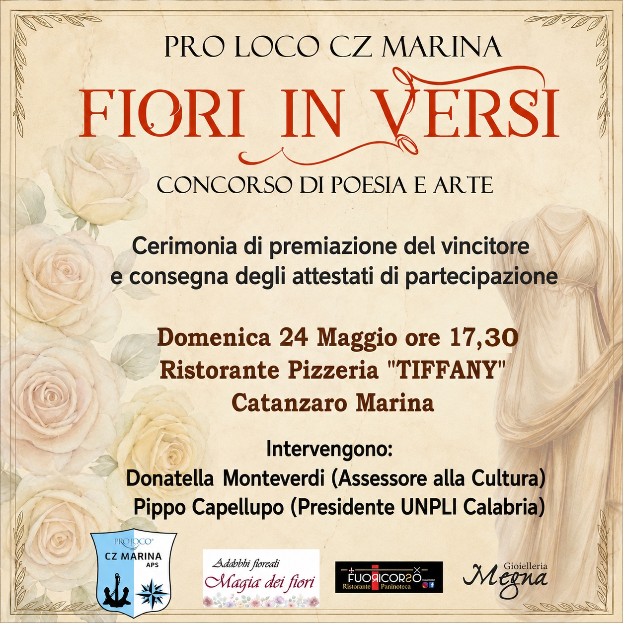 Concorso di Poesia e Arte: “FIORI IN VERSI”
